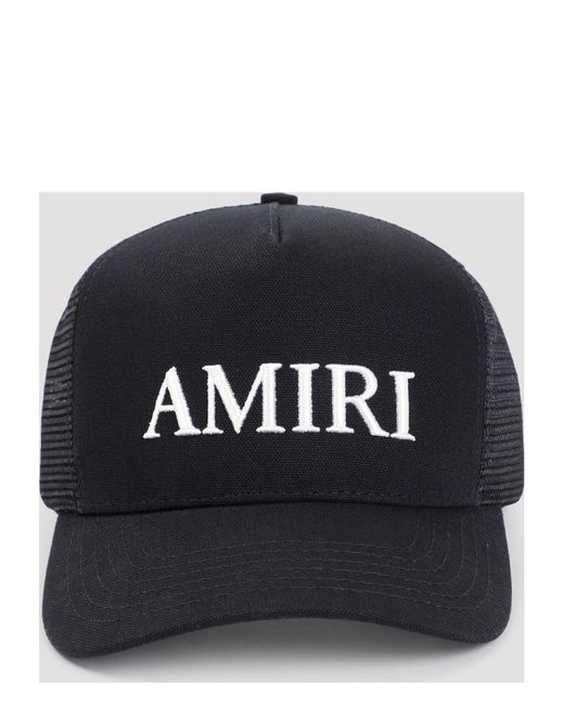 Amiri Black Baseball Hat With Logo for men