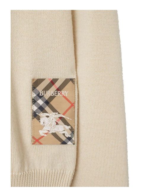 Burberry Natural Cozy 100% Wool Sweater for men