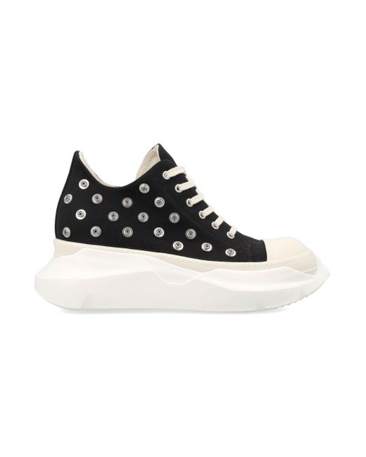 Rick Owens DRKSHDW Abstract Low Sneak Studded in Black for Men | Lyst