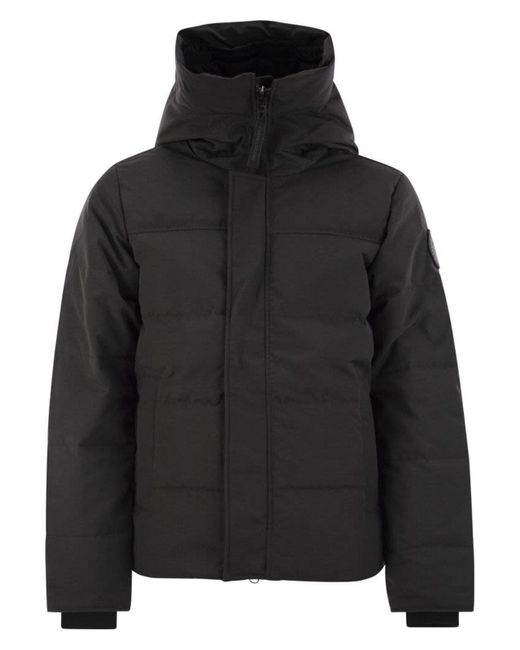 Canada Goose Black Macmillan Technical Fabric Parka for men