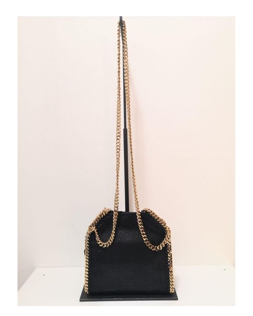 Stella McCartney Black Falabella Tote Bag Micro