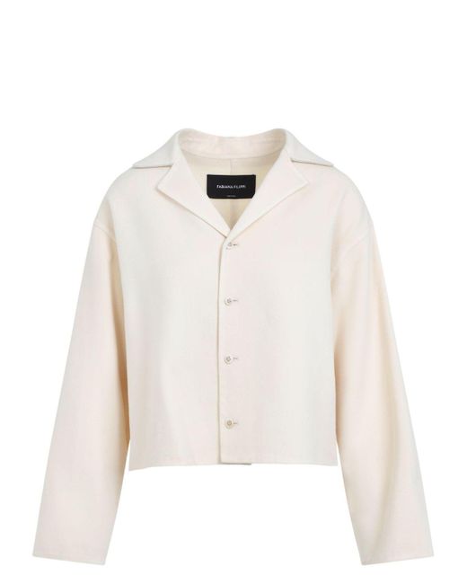 Fabiana Filippi White 'Virgin Wool Jacket