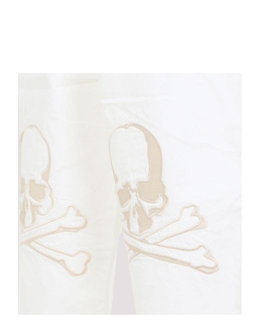 Mastermind Japan White Regular Fit Belted Easy Pants for men