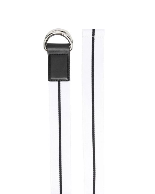 Palm Angels Black Venice Track Tape Belt