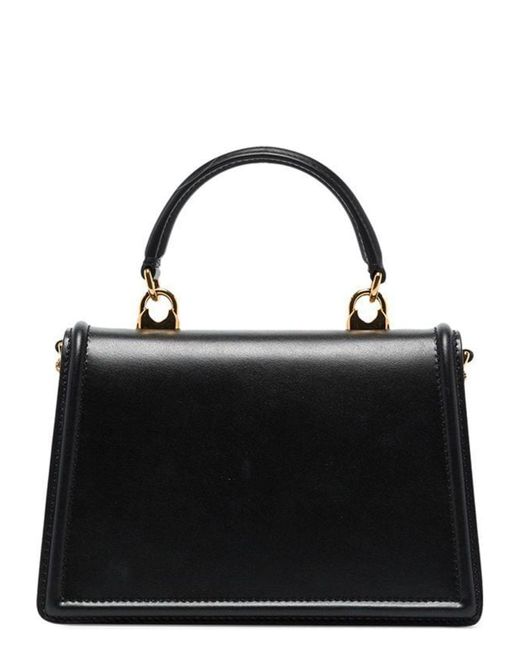 Dolce & Gabbana Black Devotion Small Leather Handbag
