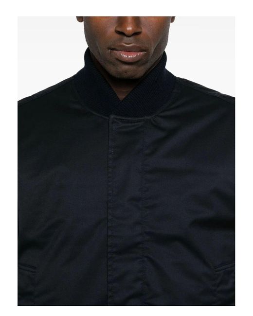 Stone Island Blue Panelled Bomber Jacket for men