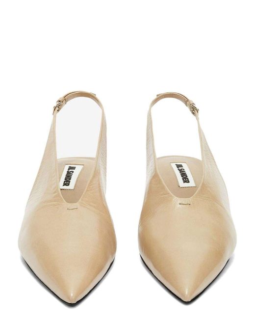 Jil Sander Natural Taupe Sneaker Shoe