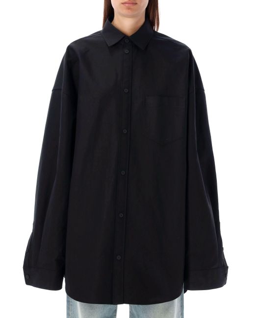 Balenciaga Black Overshirt Dress
