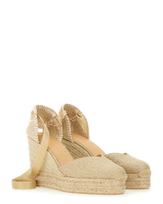 Castaner Metallic Clear Espadrilles
