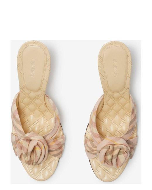 Burberry Natural Lf Birdie Slingback 55 Pumps