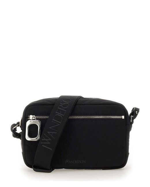 J.W. Anderson Black Camera Bag With Shoulder Strap
