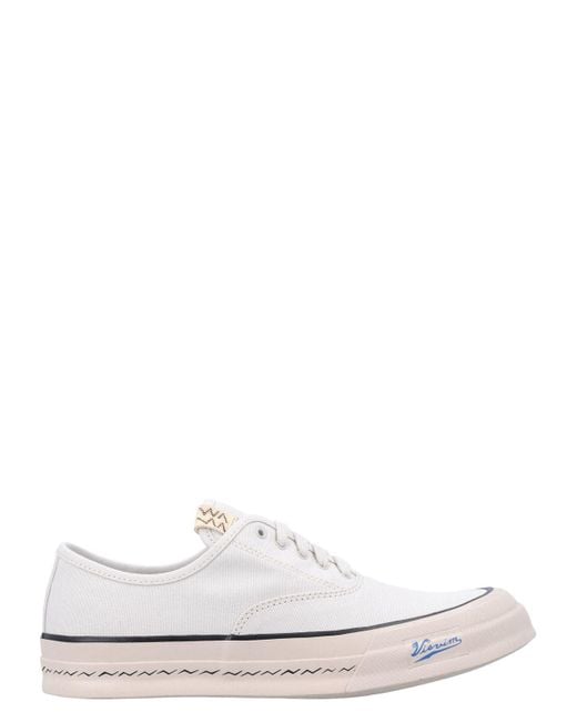 Visvim White Logan Deck Lo Sipe Sneaker for men