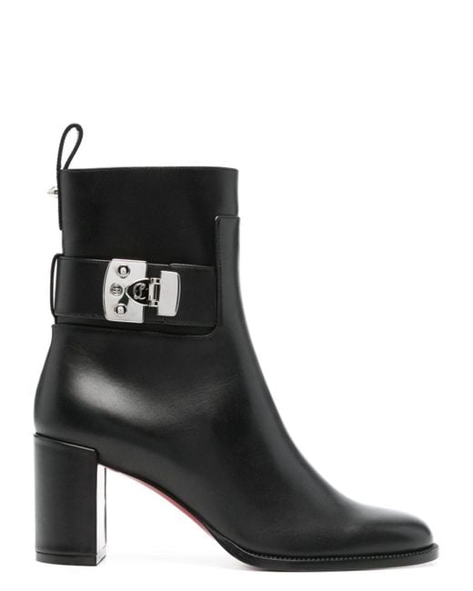 Christian Louboutin Black Premium Calf Leather Boots