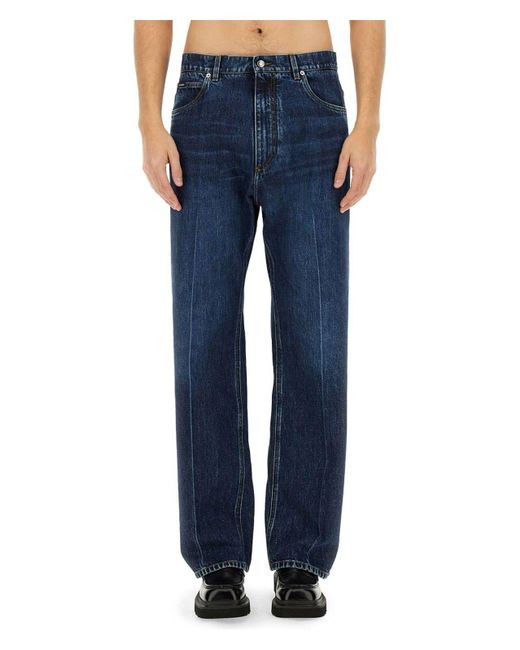 Dolce & Gabbana Blue Oversized Jeans for men