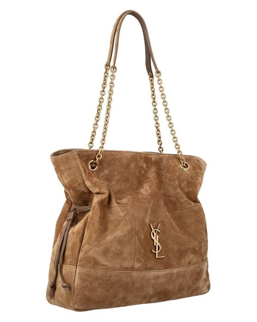 Saint Laurent Brown Jamie Shopping Bag