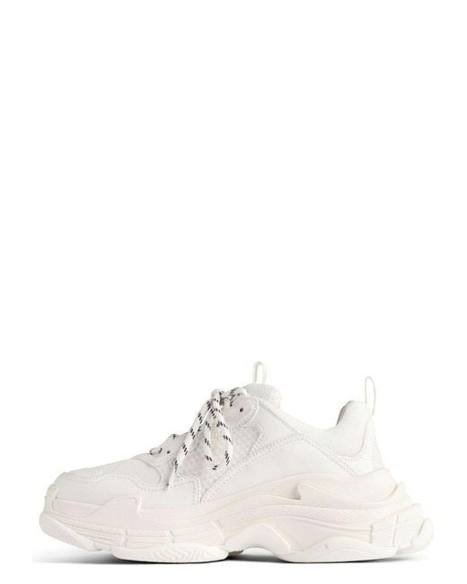 Balenciaga White Sport Shoes Track for men