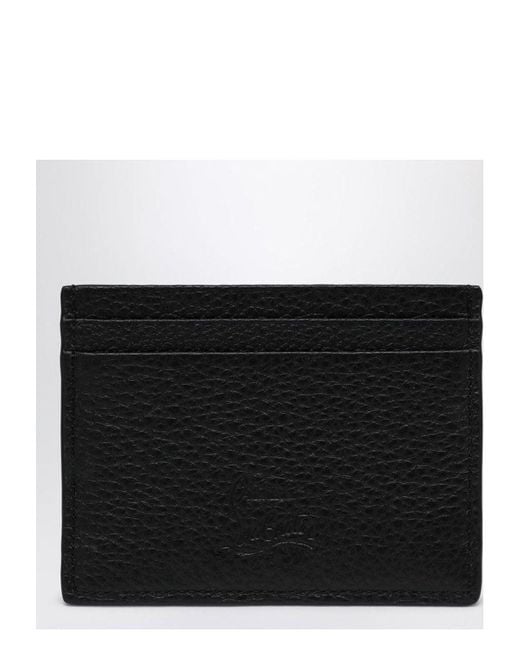 Christian Louboutin Black Kios Card Holder With Studs for men