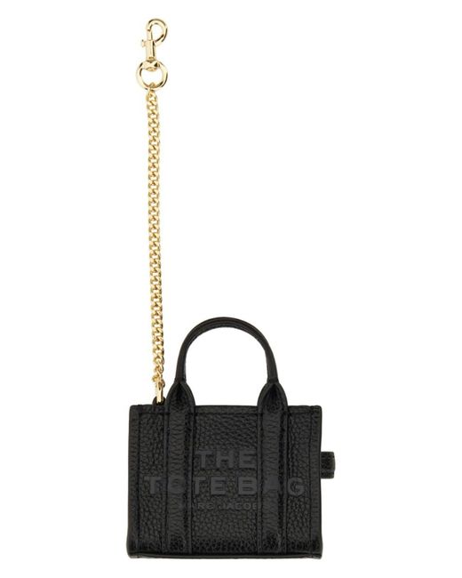 Marc Jacobs Black Keychain The Tote Dwarf