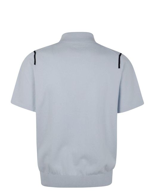Paul Smith Blue Sweater Short Sleeves Polo for men