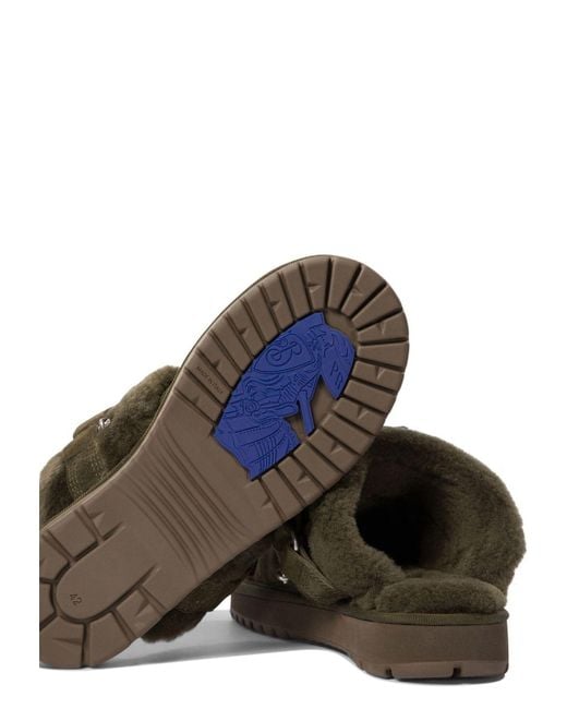 Burberry Brown "Chubby Low" Slippers for men