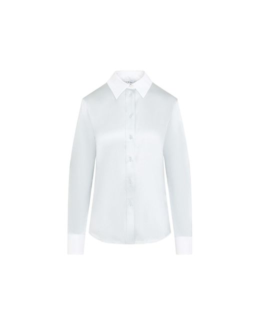 Loewe White Silk Shirt for men