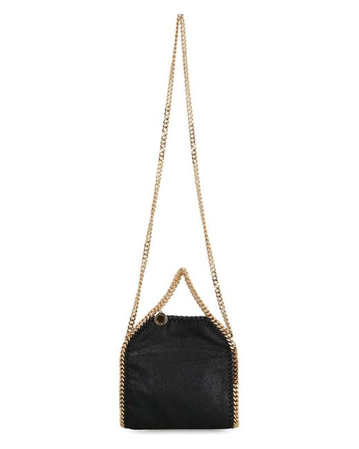 Stella McCartney Black Falabella Tote Bag Micro