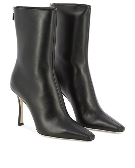 Jimmy Choo Black "Agathe 100" Ankle Boots for men