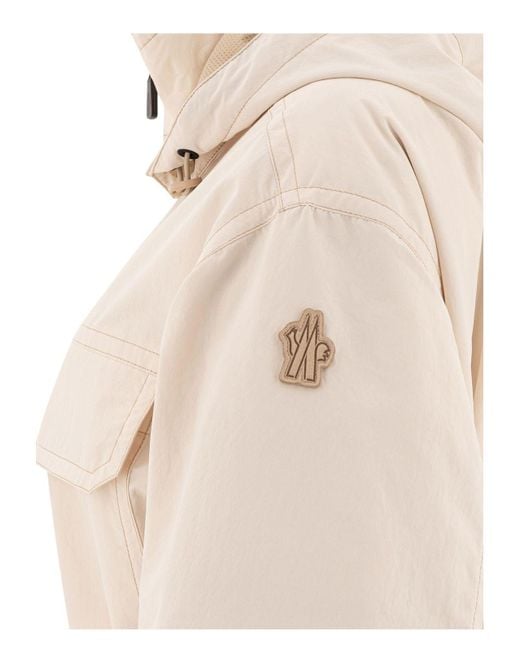 Moncler Natural Nimba Hooded Field Down Jacket