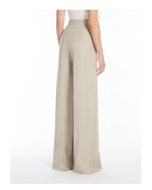 Max Mara White Sequoia Long Trouser
