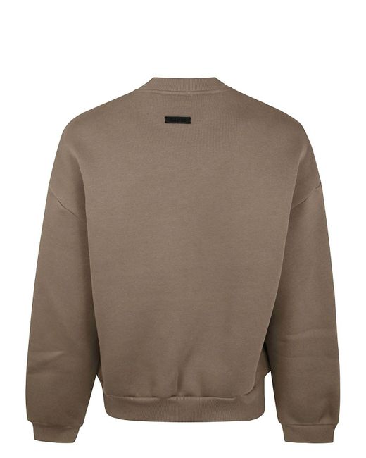 Fear Of God Brown Eternal Crewneck for men