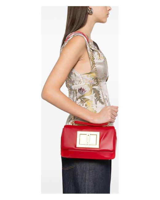 Love Moschino Red Shoulder Bag