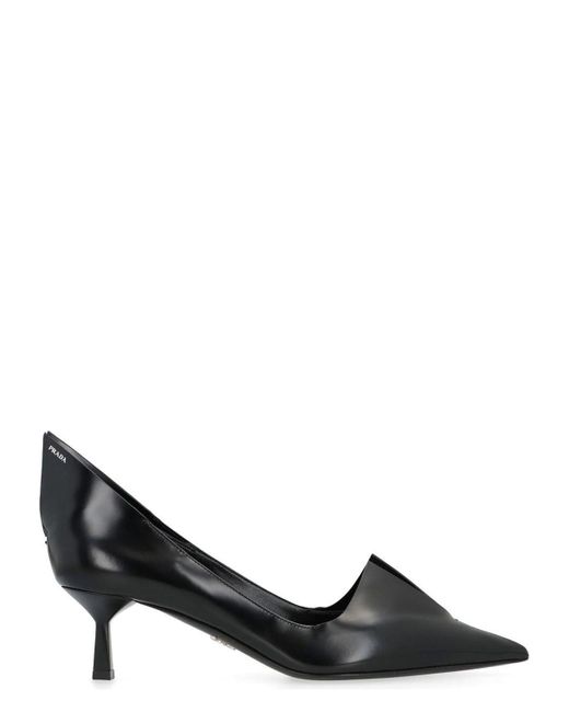 Prada Black Leather Pumps