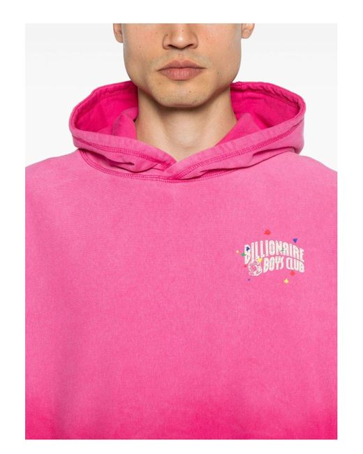 BBCICECREAM Pink Logo Oversized Hoodie for men