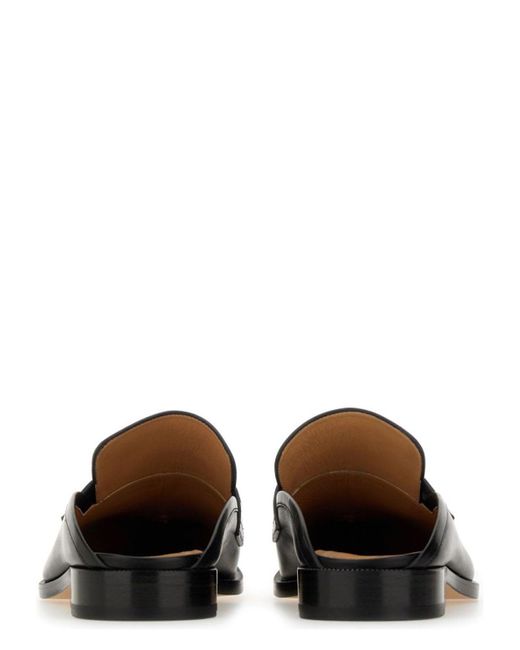 Maison Margiela Black Moccasin Mule Tabi for men