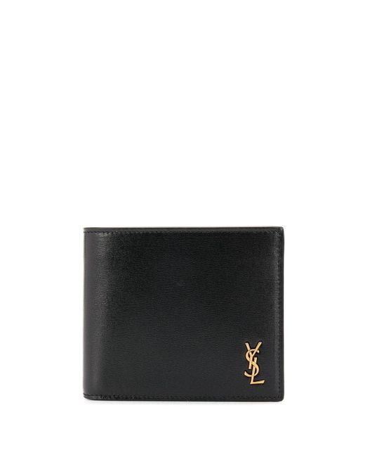 Saint Laurent Men's Ysl Calfskin Wallet