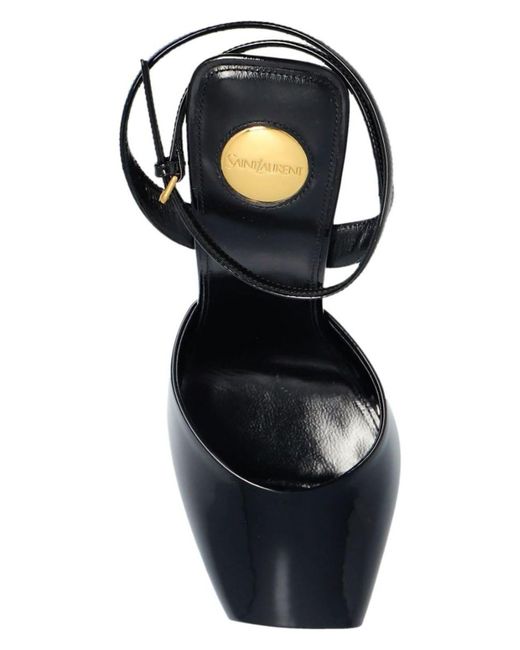 Saint Laurent Black La Scandale Wedge