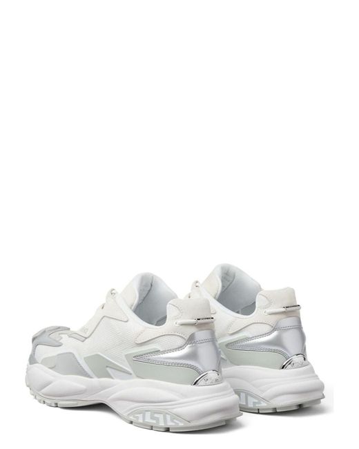 Versace White Mercury M Color Vs Color 04 Leather Sneakers for men