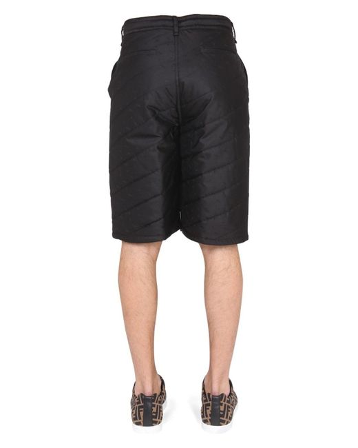 Fendi Black Bermuda for men