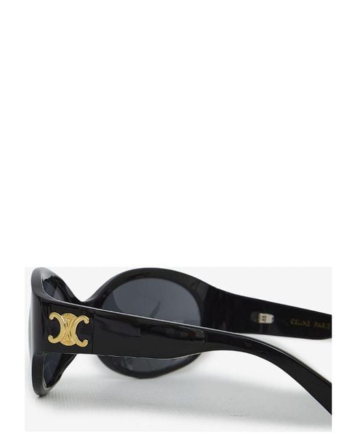 サングラス Celine \"Triomphe 11\" sunglasses NEW CELINE CL40271 RUNWAY TRIOMPHE 11 OVAL ROUND SUNGLASSES