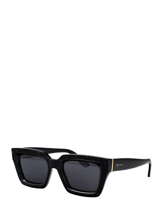Jimmy Choo Black Acetate Sunglasses