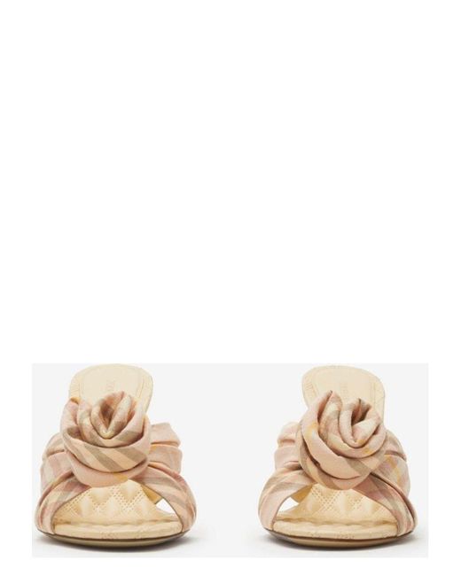 Burberry Natural Lf Birdie Slingback 55 Pumps