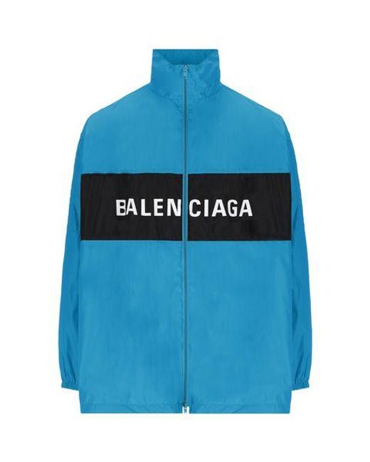 BALENCIAGA Logo-print cotton jacket