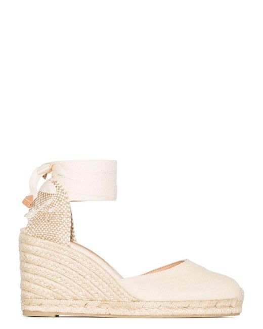 Castaner Natural Carina Canvas Espadrilles Sandal