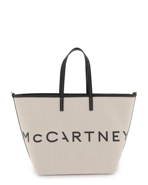 Stella McCartney Natural Eco-Friendly Banantex And Canvas Tote