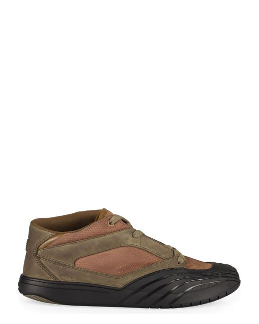 Givenchy Brown Skate Mid-Top Sneakers for men