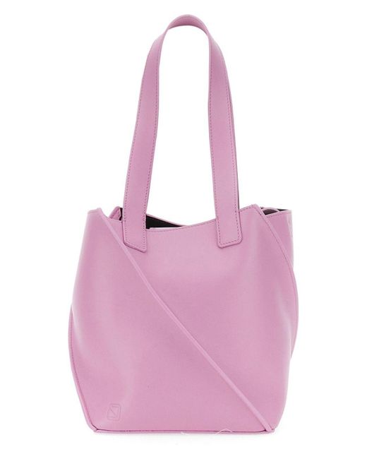 Yuzefi Pink Small Swirl Tote Bag