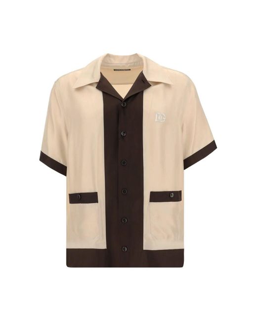 Dolce & Gabbana Natural Camicia Shirt for men