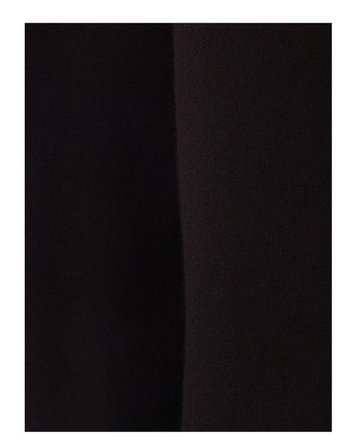 C P Company Black Logo Cotton Crewneck Sweatshirt for men
