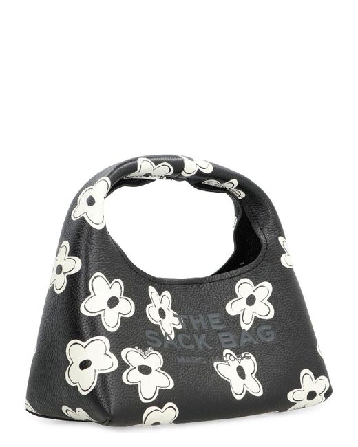 Marc Jacobs Black The Daisy Mini Sack Bag Leather
