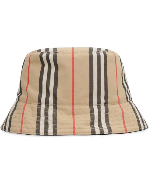 Burberry Reversible Bucket Hat in Brown | Lyst